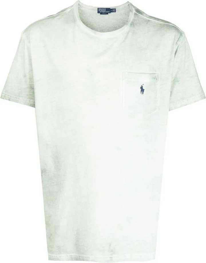 embroidered-logo T-shirt