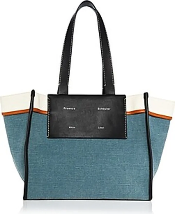 Proenza Schouler White Label Morris Large Coated Canvas Tote