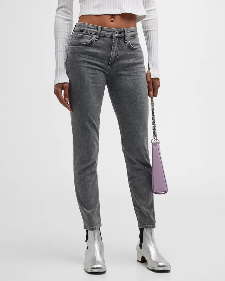 Cate Mid-Rise Ankle Skinny Jeans