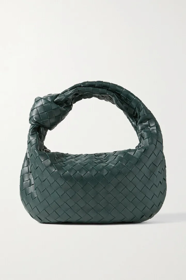 Bottega Veneta - Jodie Teen Knotted Intrecciato Leather Tote - Green