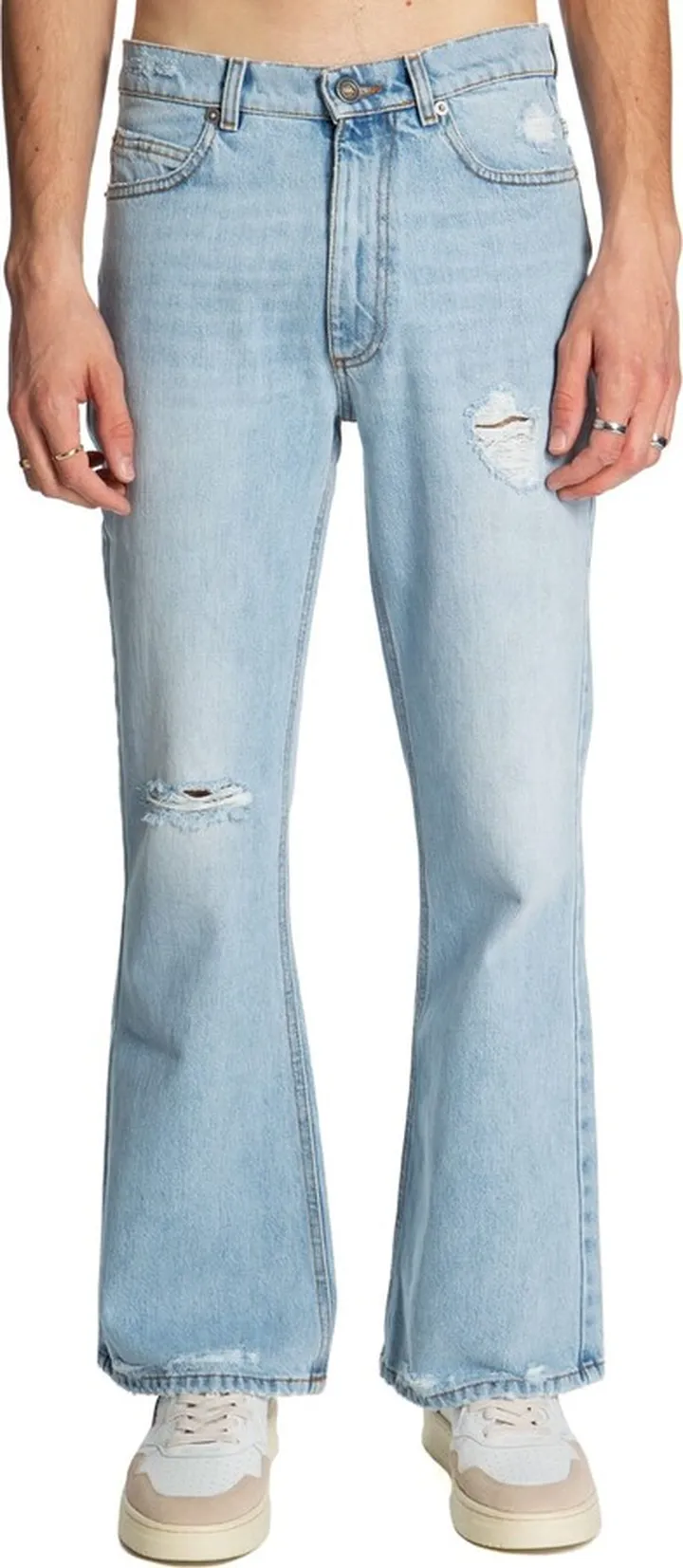 Distressed Denim Pants