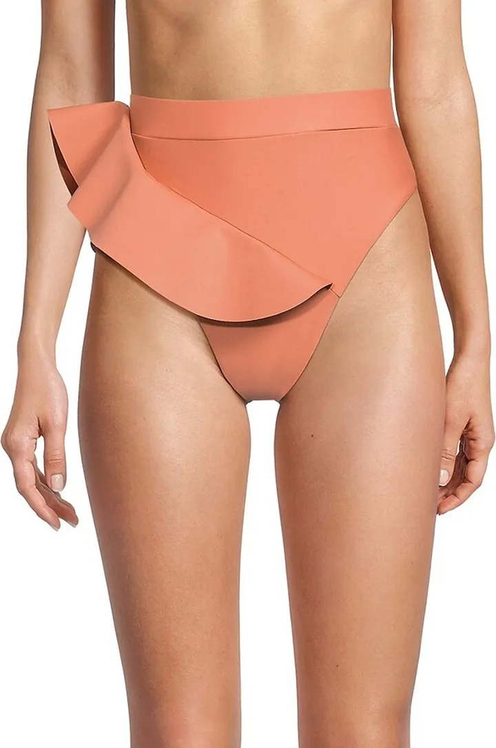 Kiara High Rise Ruffle Bikini Bottom