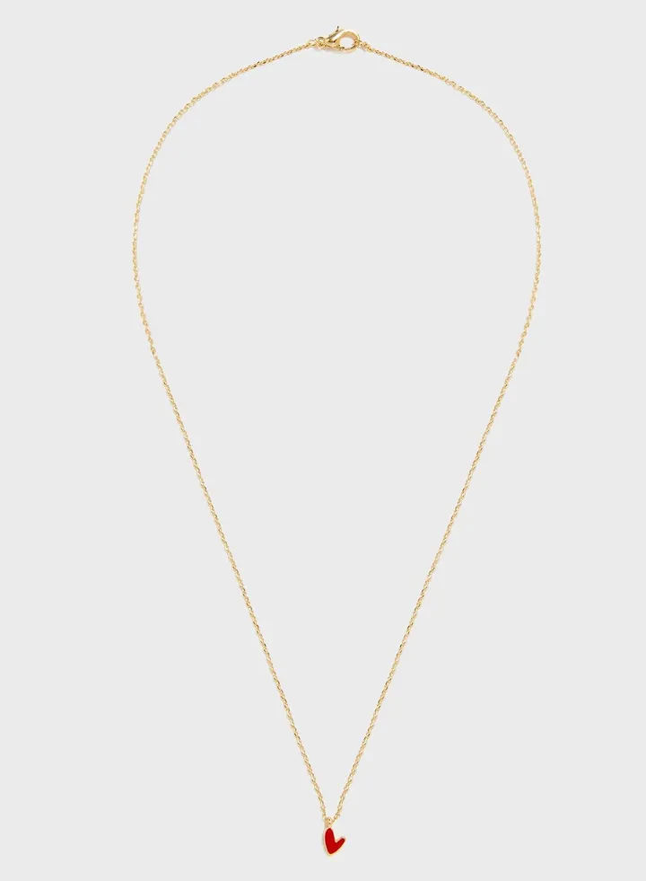 Necklace With Heart Pendant