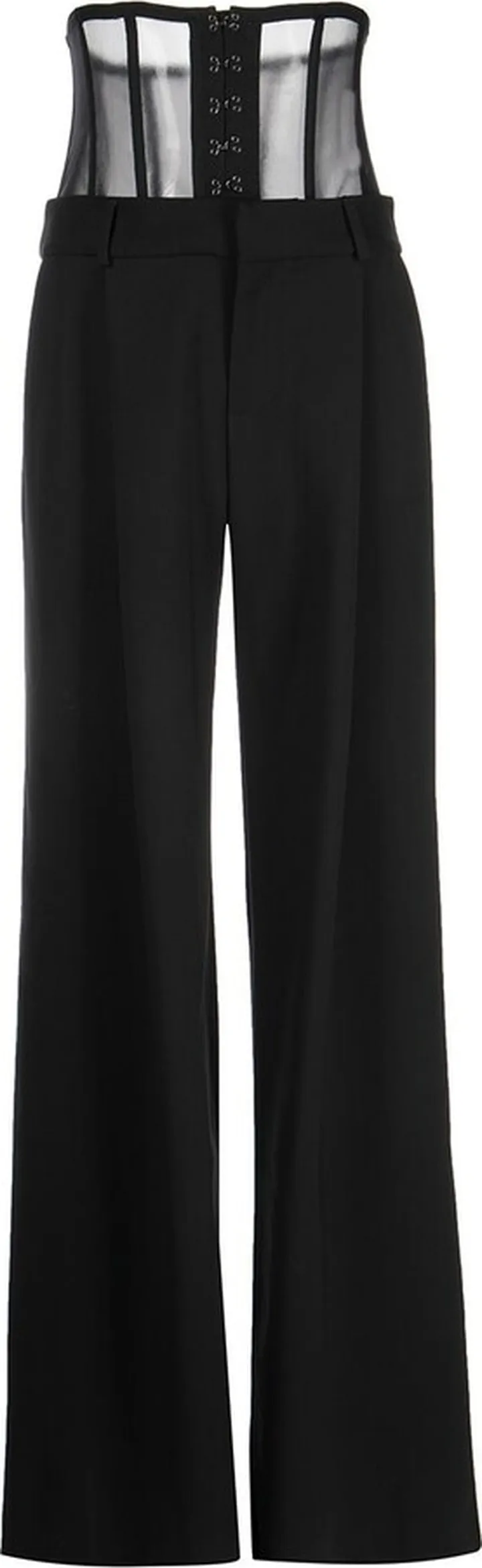 Corset-Style High-Waist Trousers
