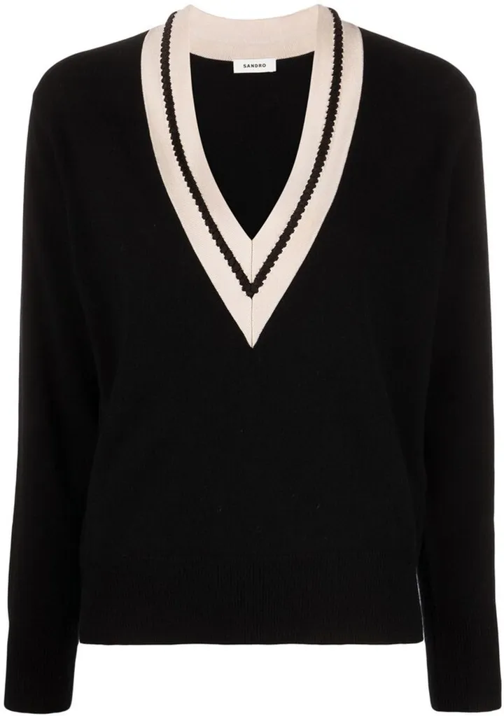 Bridget V-neck jumper