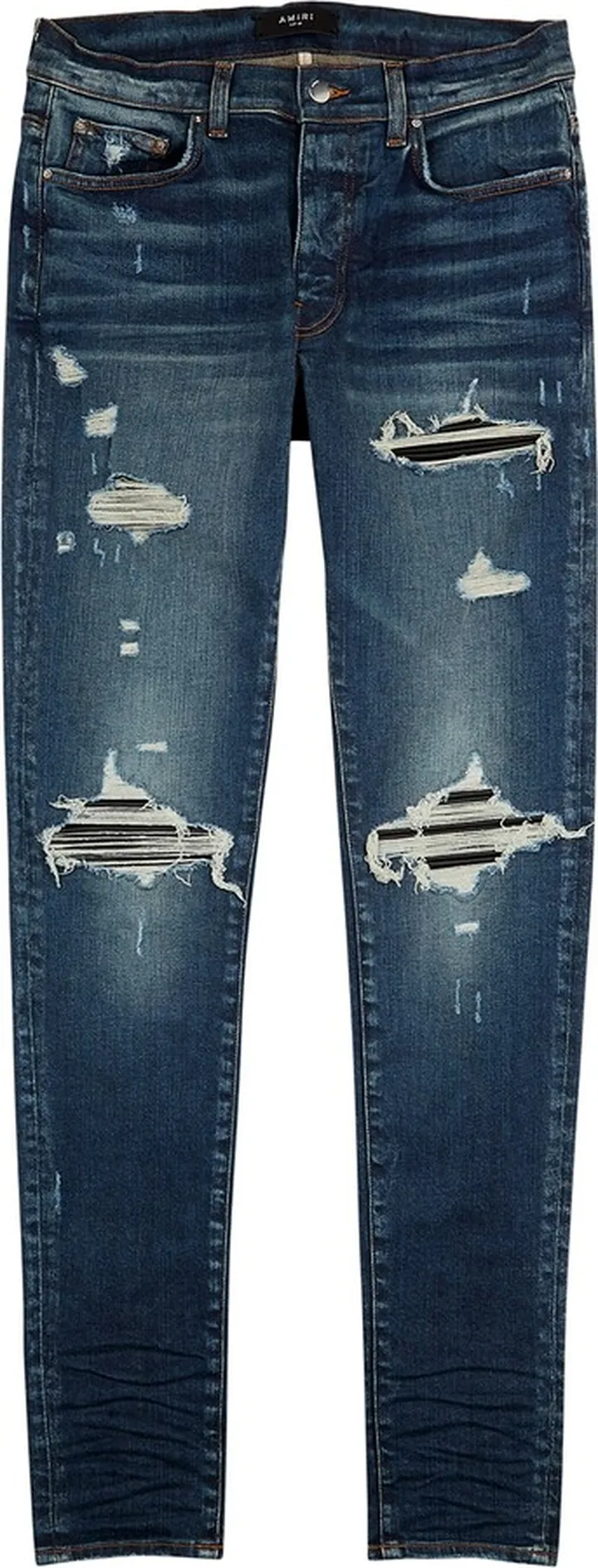 Amiri MX1 Distressed Skinny Jeans