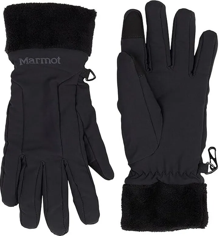 Marmot Fuzzy Wuzzy Gloves (Black) Ski Gloves