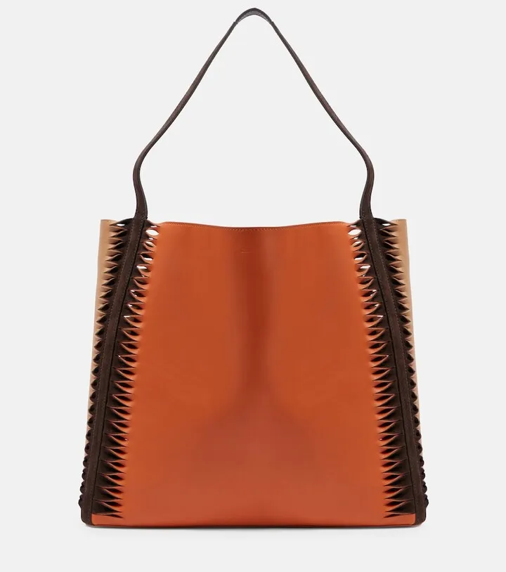 Louela Small leather shopper