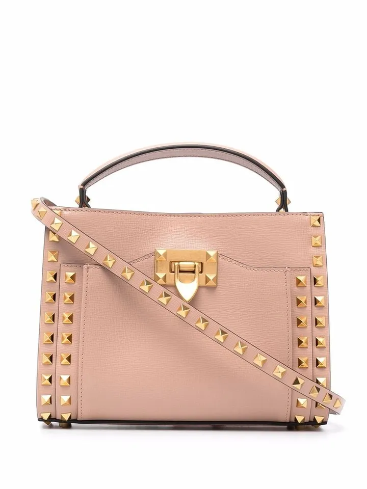 Rockstud-embellished tote bag
