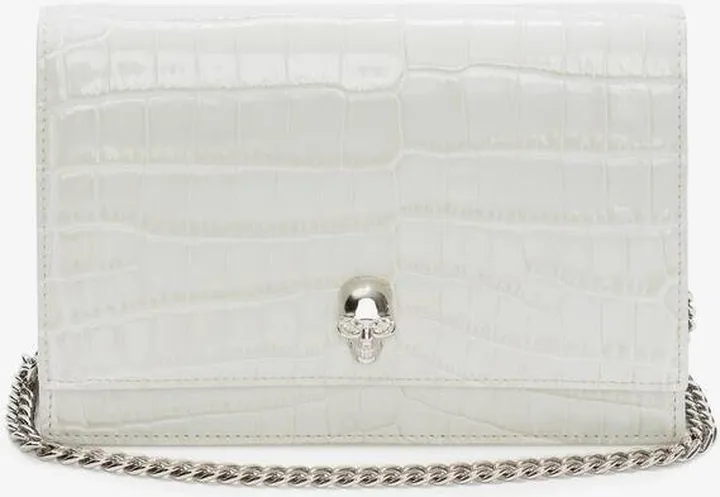 Women's Small Skull Bag In Bone