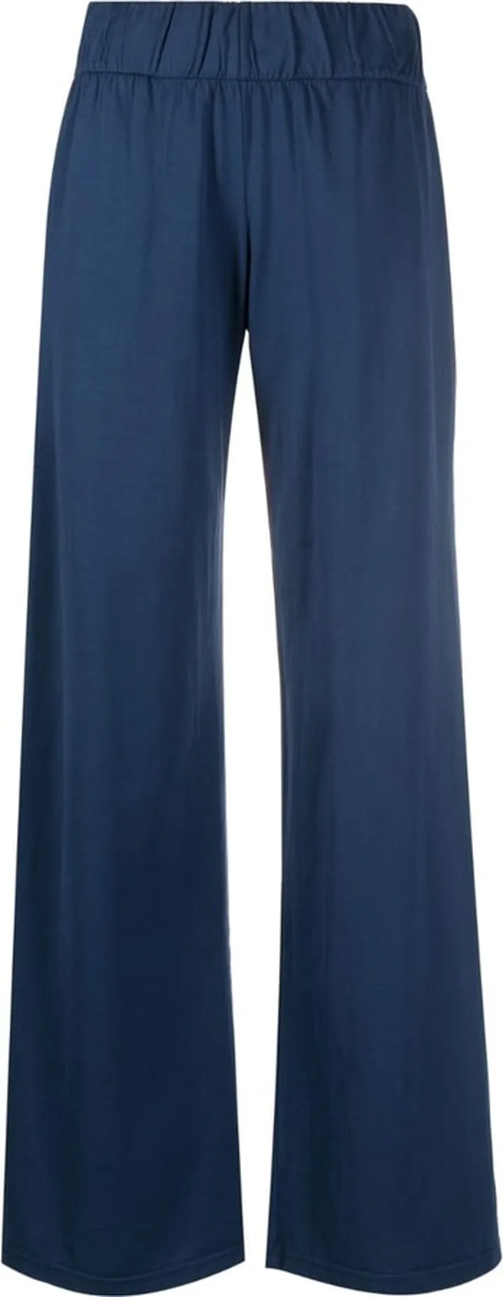 Plain Straight-Leg Cotton Trousers