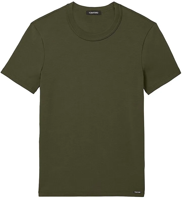 Stretch-Cotton Crewneck T-Shirt