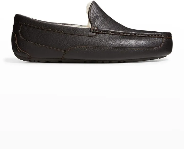 Men's Ascot Waterproof Leather Slippers