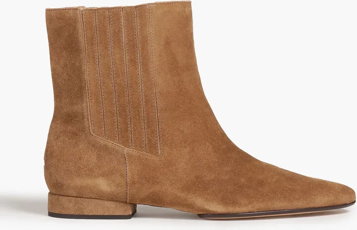 Suede ankle boots