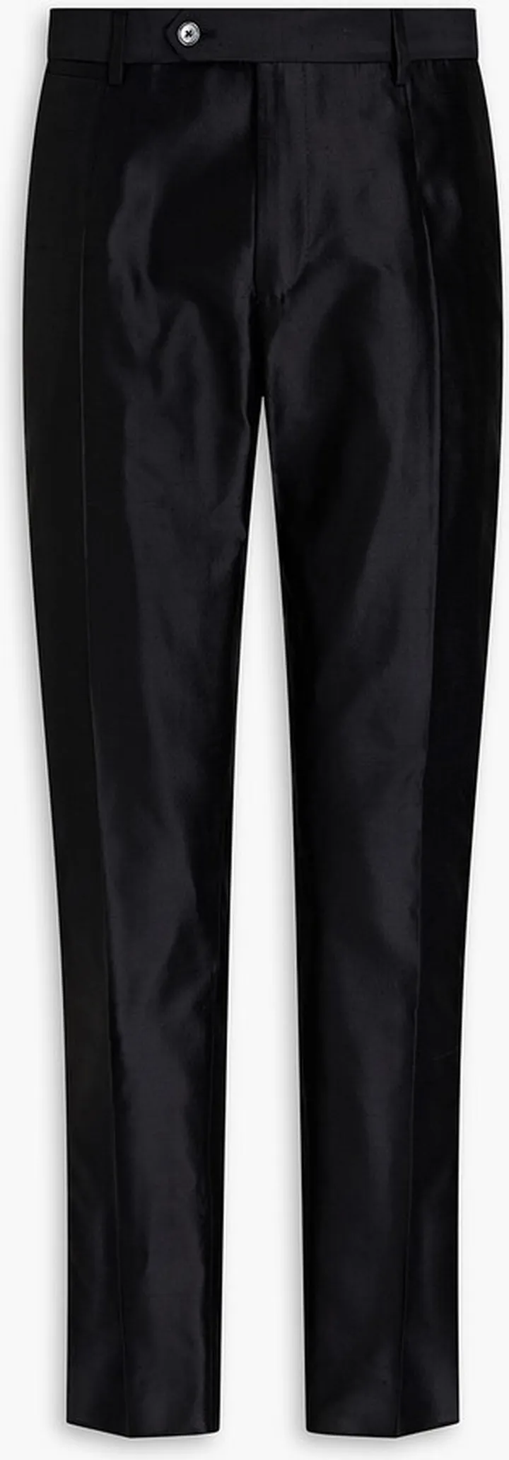 Tapered silk-shantung pants