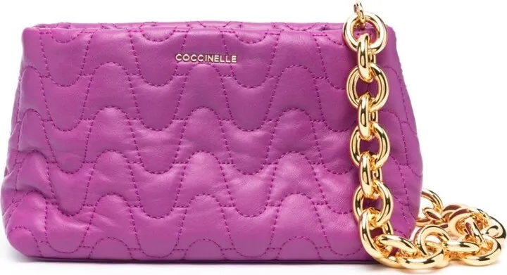Ophelie matelassé leather shoulder bag