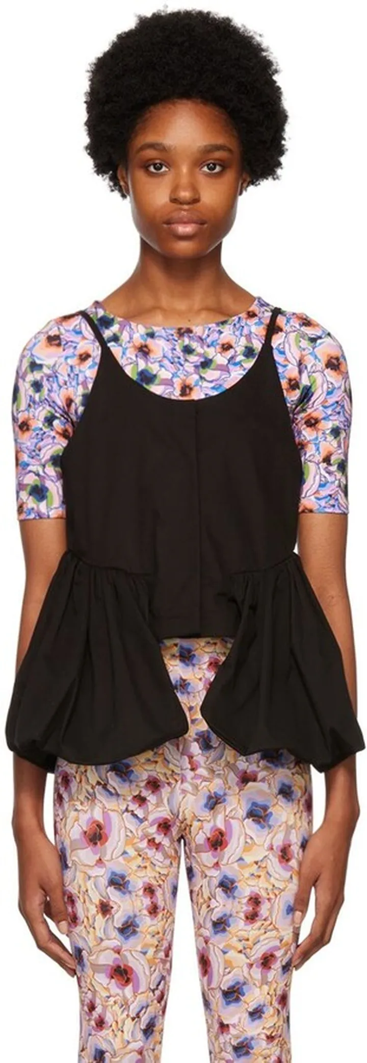 Kika Vargas Black Mirka Camisole