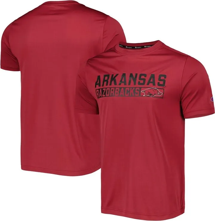 Men's Champion Cardinal Arkansas Razorbacks Impact Knockout T-shirt