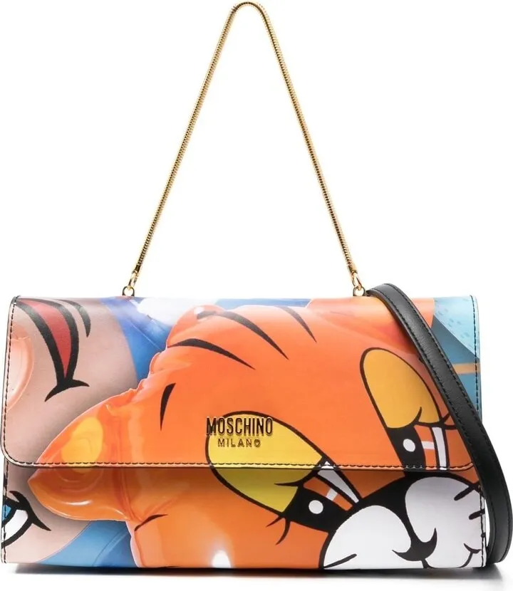 All-Over Graphic-Print Shoulder Bag