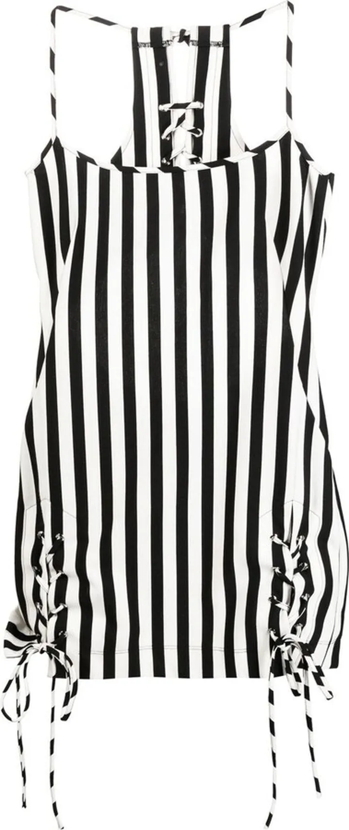 Striped Cotton Mini Dress