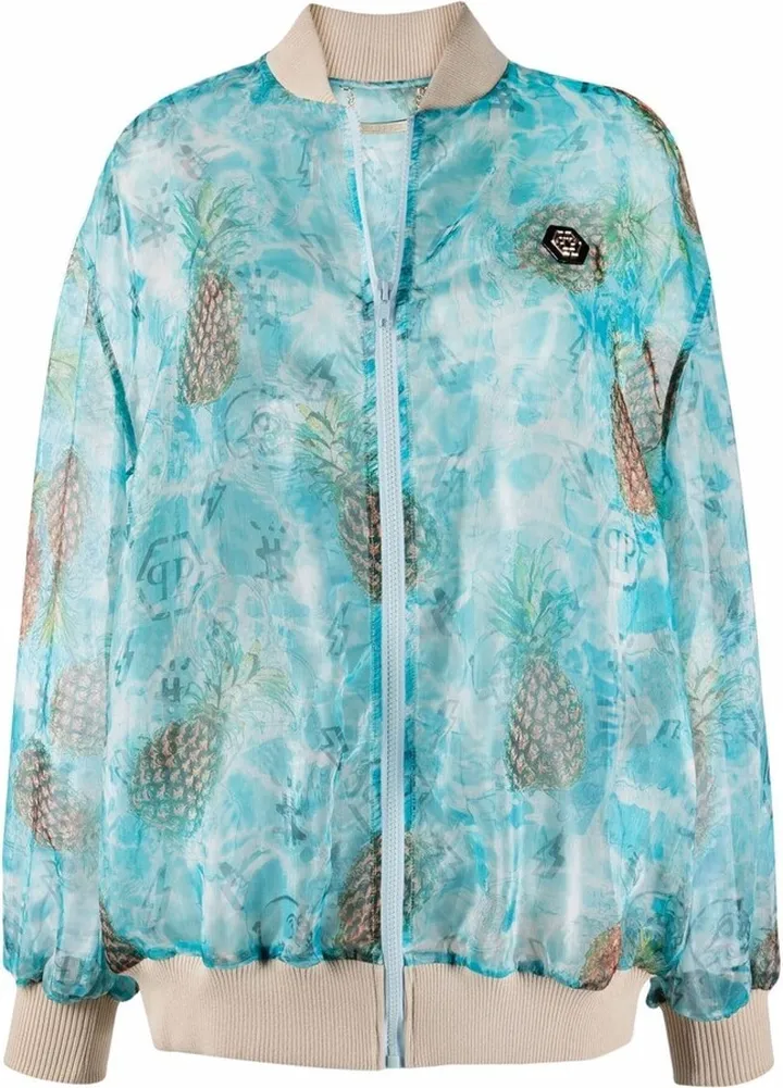 Pineapple Skies bomber jacket