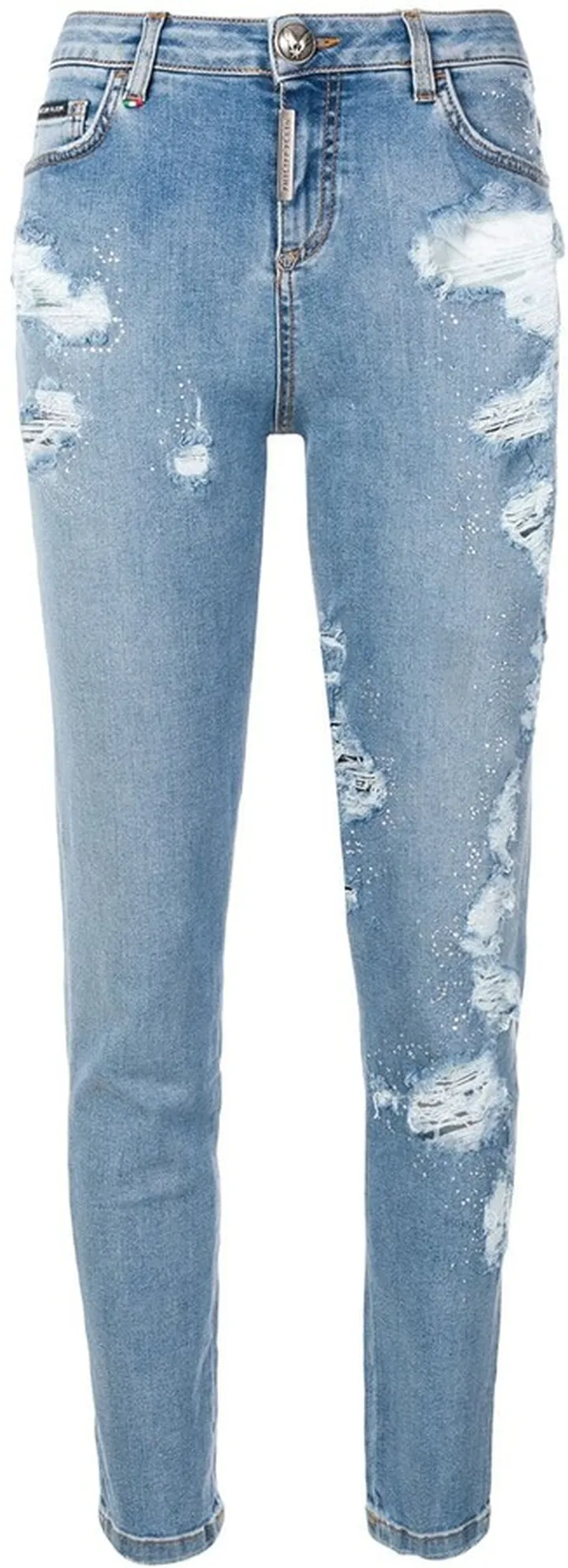 Distressed Slim Fit Jeans