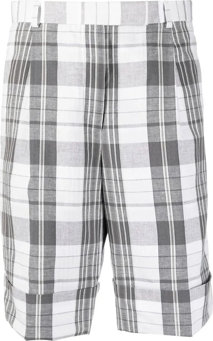 Checked Tailored Shorts