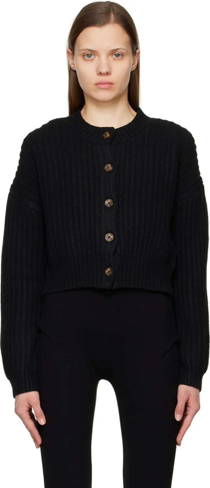 LESET Black Zoe Cardigan