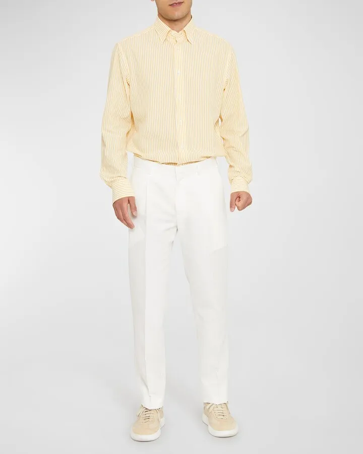 Men's Bengal Stripe Cotton Sport Shirt