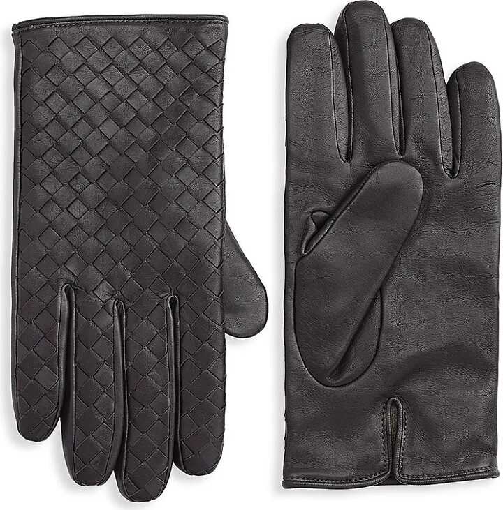 COLLECTION Woven Leather Gloves