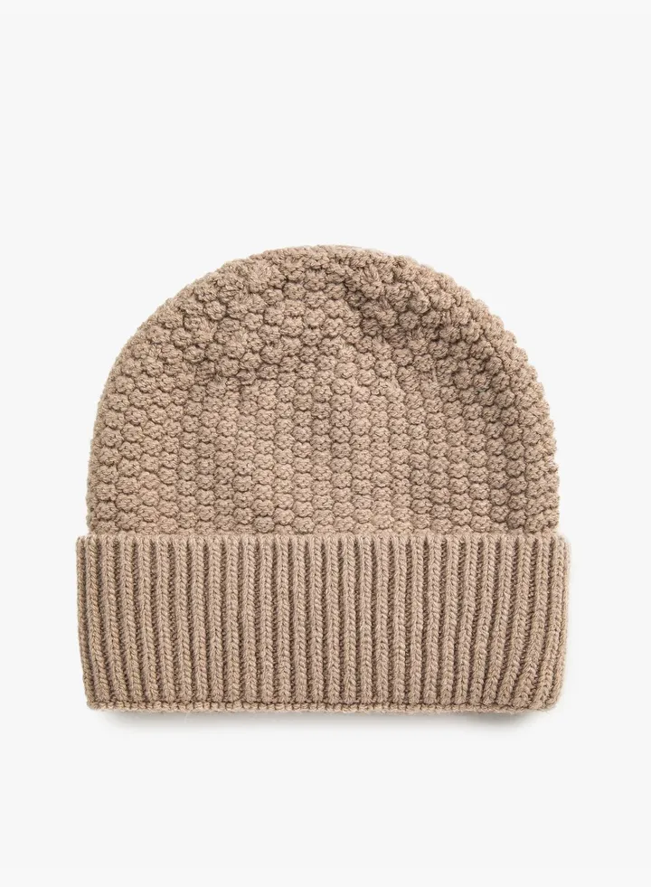 Ribbed Knitted Beanie