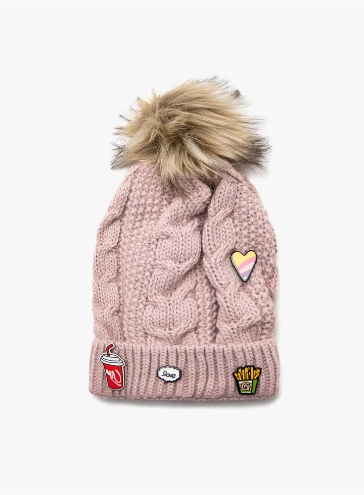 Pom Pom Detail Beanie