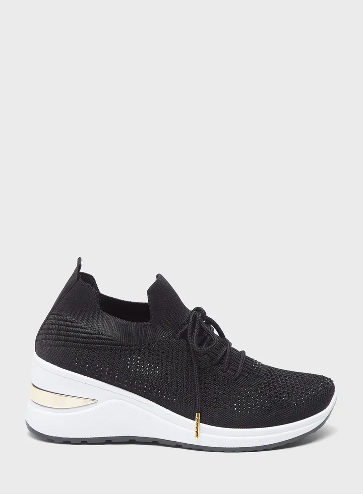 Lace Up Low Top Sneakers