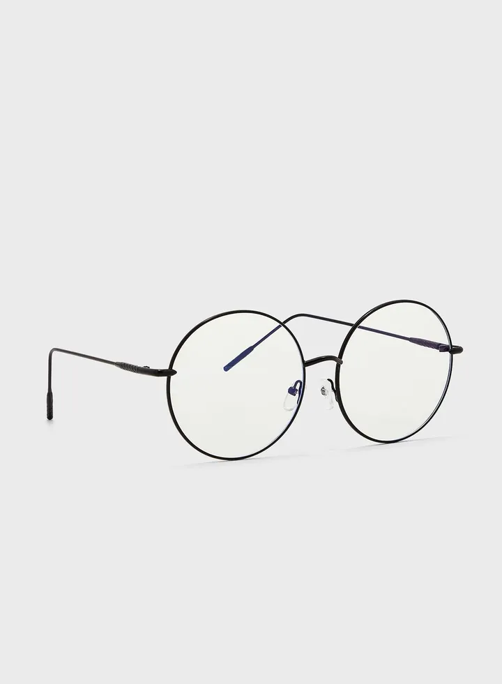 Anti Blue Round Laptop Optic Glasses