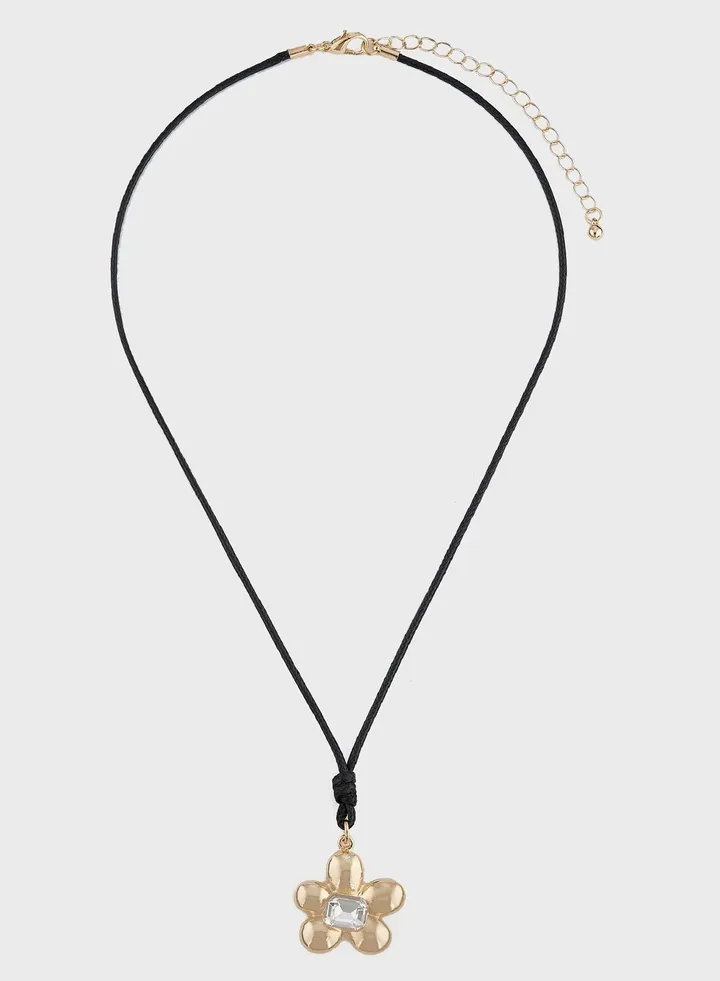 Floral Pendant Necklace