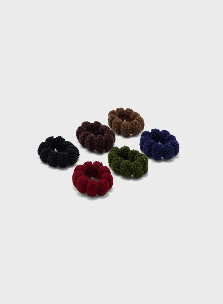 6 Pack Soft Wobble Hair Tie
