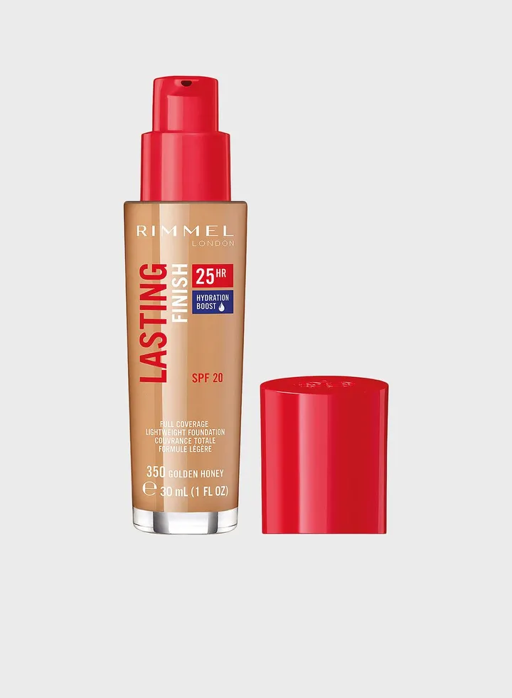 Rimmel Lasting Finish 25HR Foundation – 350 – Golden Honey, 30ml