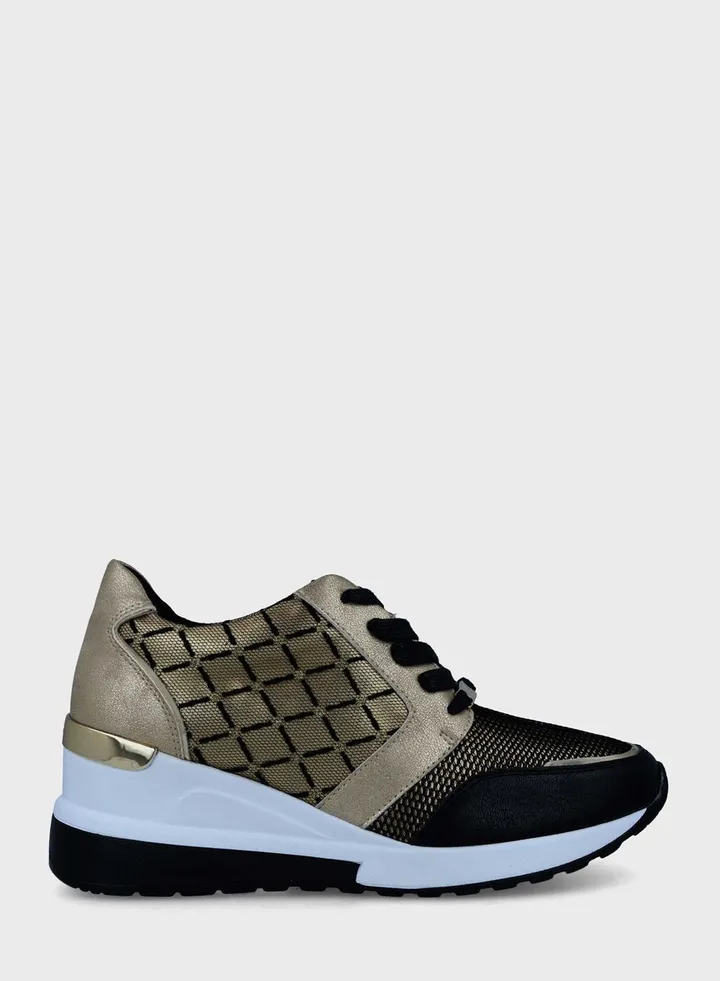 Lace Up Low Top Sneakers