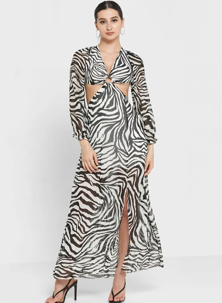 Cut Out Knitted Dress