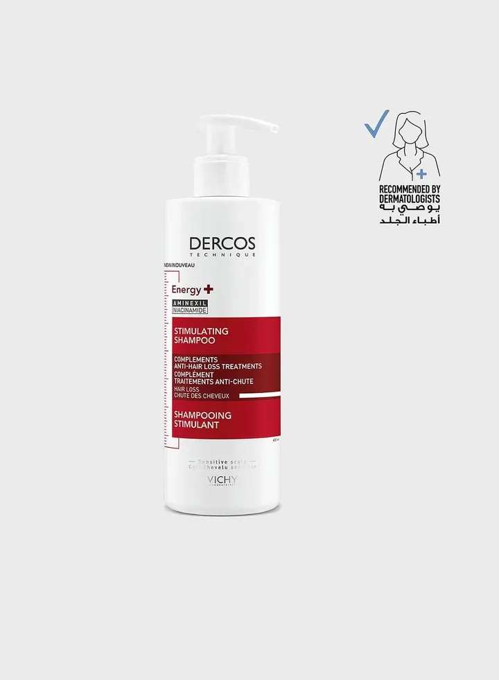 Vichy Dercos Energy + Stimulating And Anti Hair Loss Shampoo With Aminexil 400Ml