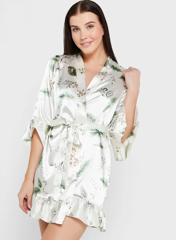 Printed Robe