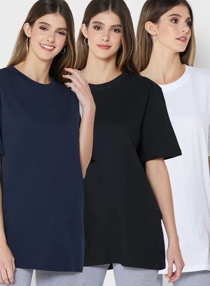 3 Pack Oversized T-Shirt