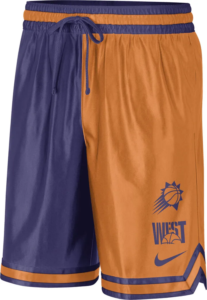 Phoenix Suns Courtside Nike Men's Dri-FIT NBA Graphic Shorts in Orange