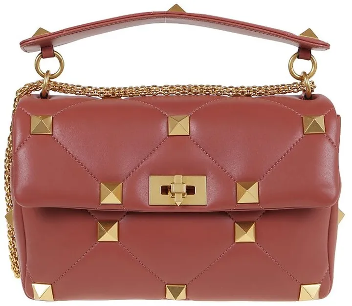 Valentino Garavani Roman Stud Quilted Crossbody Bag