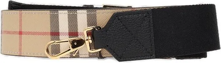 Burberry Check Panelled Bag Strap