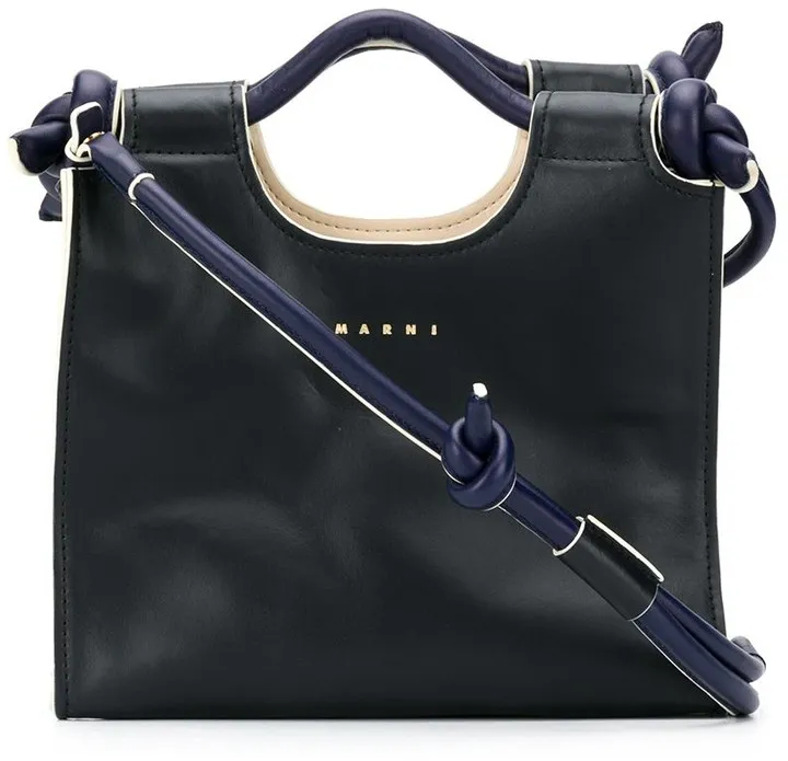 Open Top Calf Leather Tote