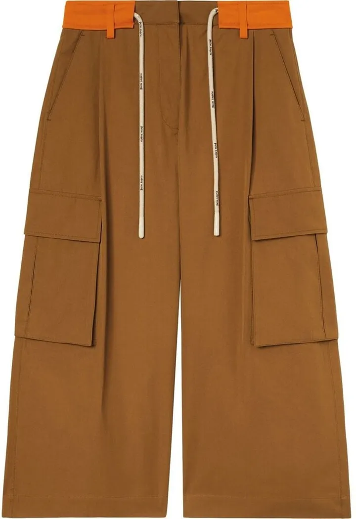 Cropped Cargo Trousers