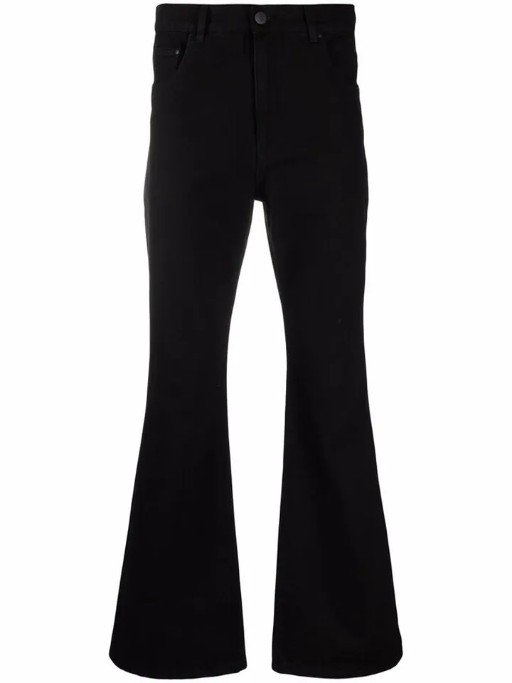 Flared-Leg Denim Jeans