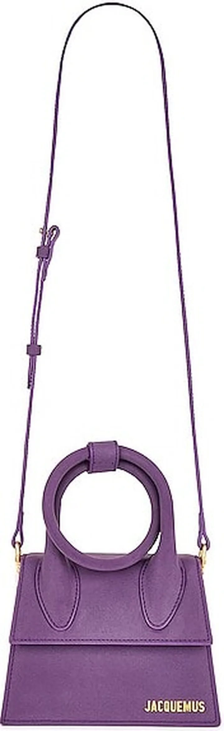 JACQUEMUS Le Chiquito Noeud Bag in Purple