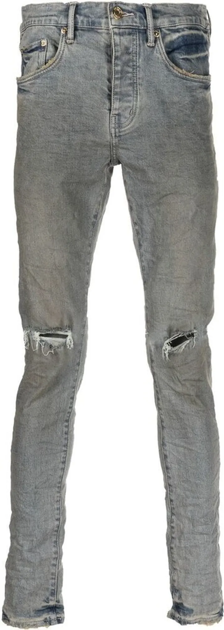 Ripped Cotton Trousers